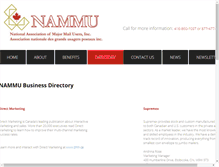 Tablet Screenshot of nammu.ca